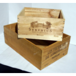 Lot 106 Two wine boxes