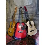 lot 243 3 Acousitc guitars