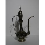 lot 244 large brass ewer