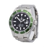 2008, Rolex Submariner Kermit Stainless Steel - 16610LV