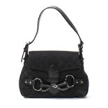 Gucci / Horsebit Satchel Bag / Shoulder Bag in Black - Grade A