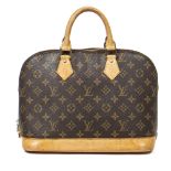 Louis Vuitton / Alma / Handbag in Brown - Grade AB