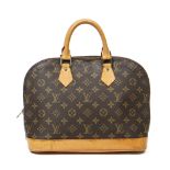 Louis Vuitton / Alma / Handbag in Brown - Grade A