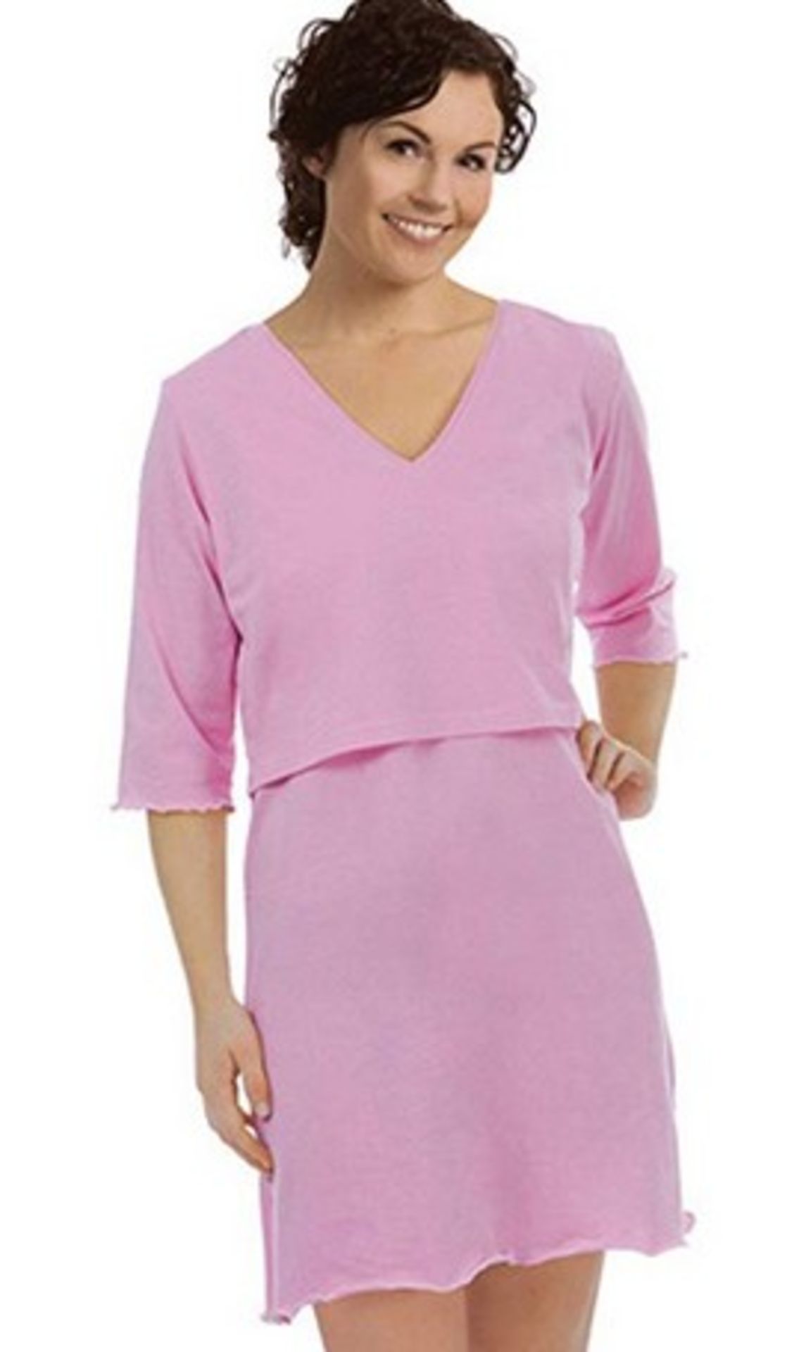 Brand New Carriwell Sarah Nursing Sleep Shirt (XXL, Light Pink)RRP £25.99