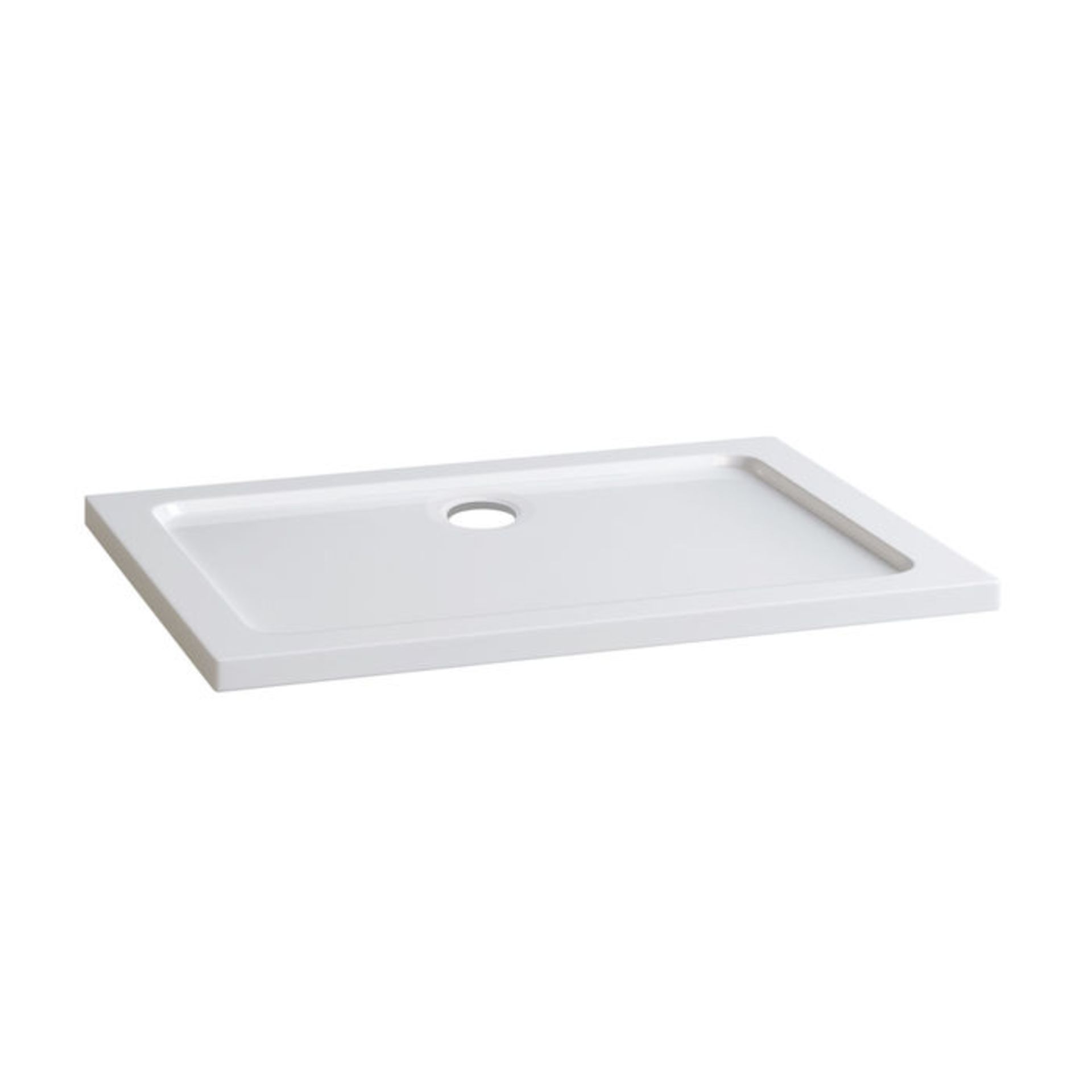 (P36) 1000x760mm Rectangular Ultra Slim Stone Shower Tray. Low profile ultra slim design Gel - Image 2 of 3