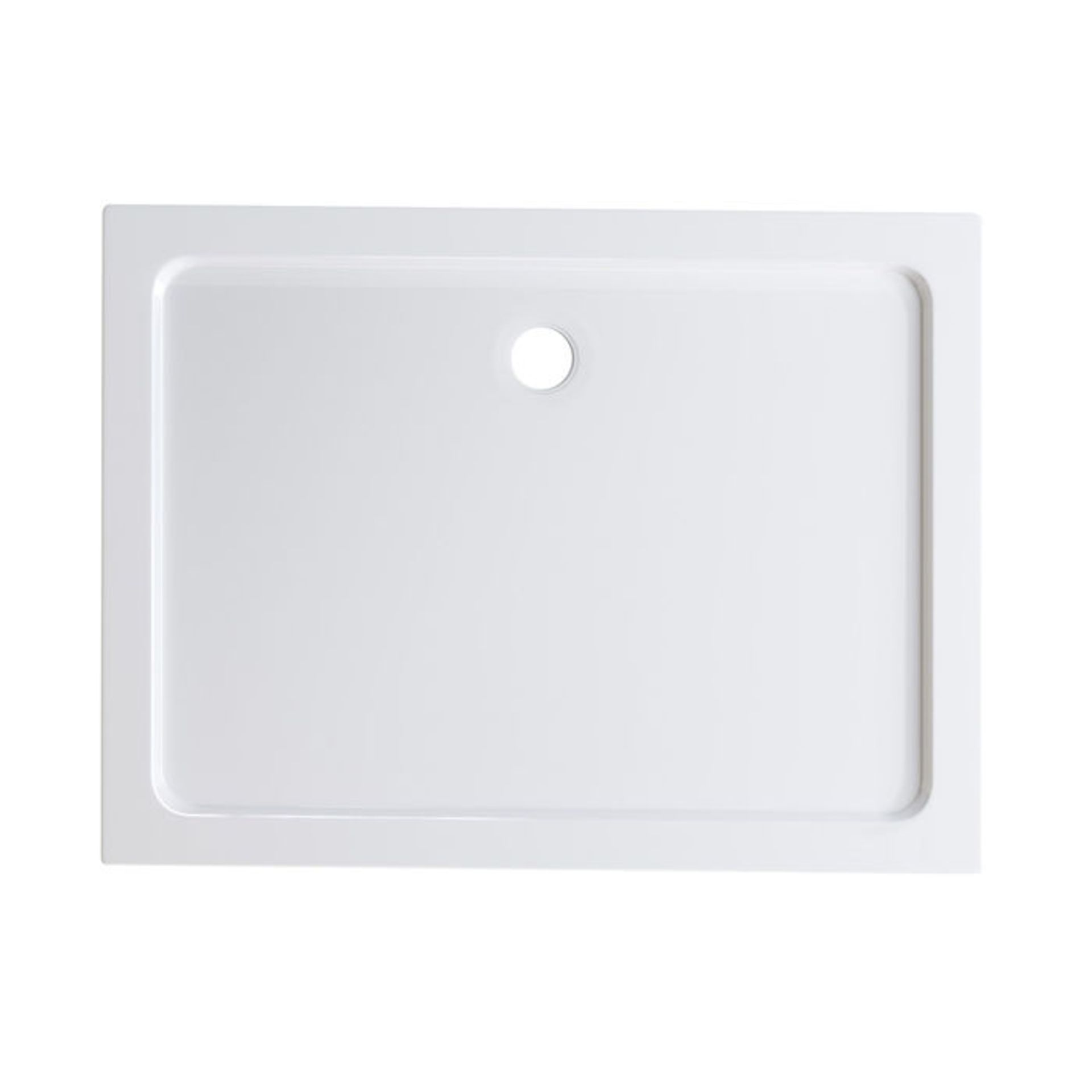 (P70) 1200x900mm Rectangular Ultra Slim Stone Shower Tray. RRP £299.99. Low profile ultra slim - Image 3 of 3