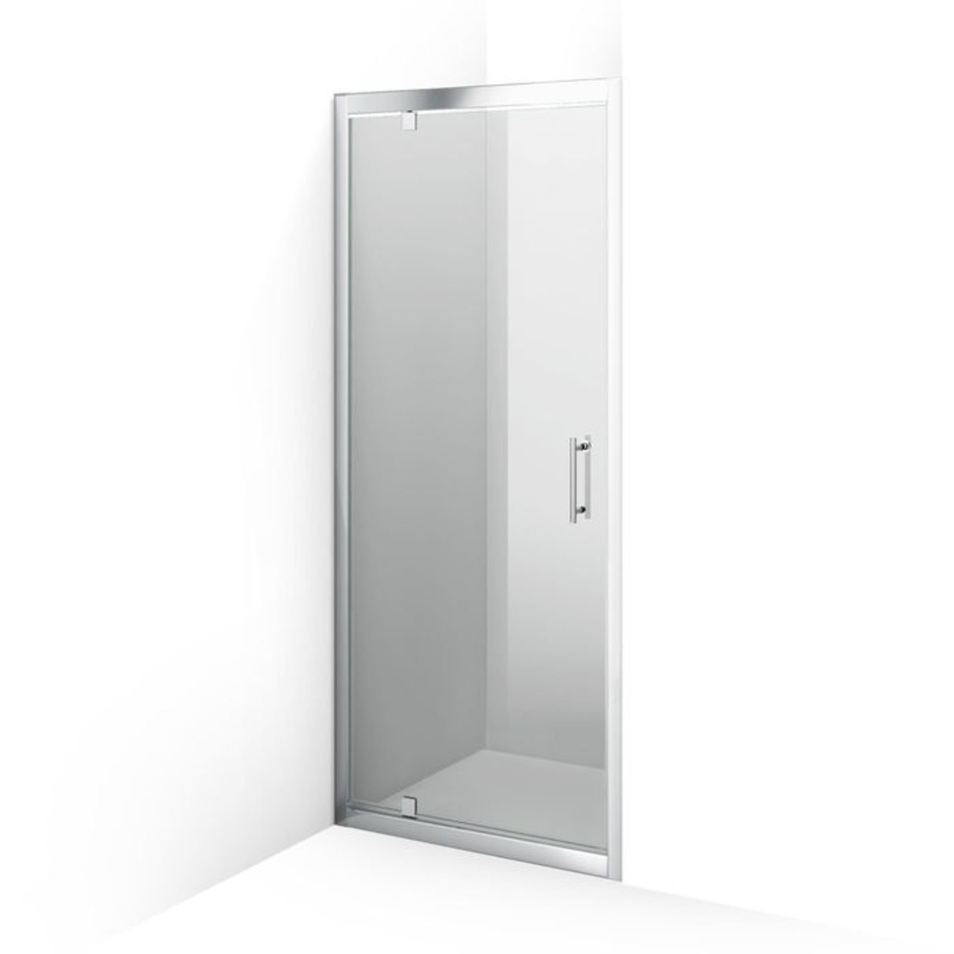 (P35) 800mm - 6mm - Elements Pivot Shower Door. RRP £299.99. 6mm Safety Glass Fully waterproof - Image 4 of 4