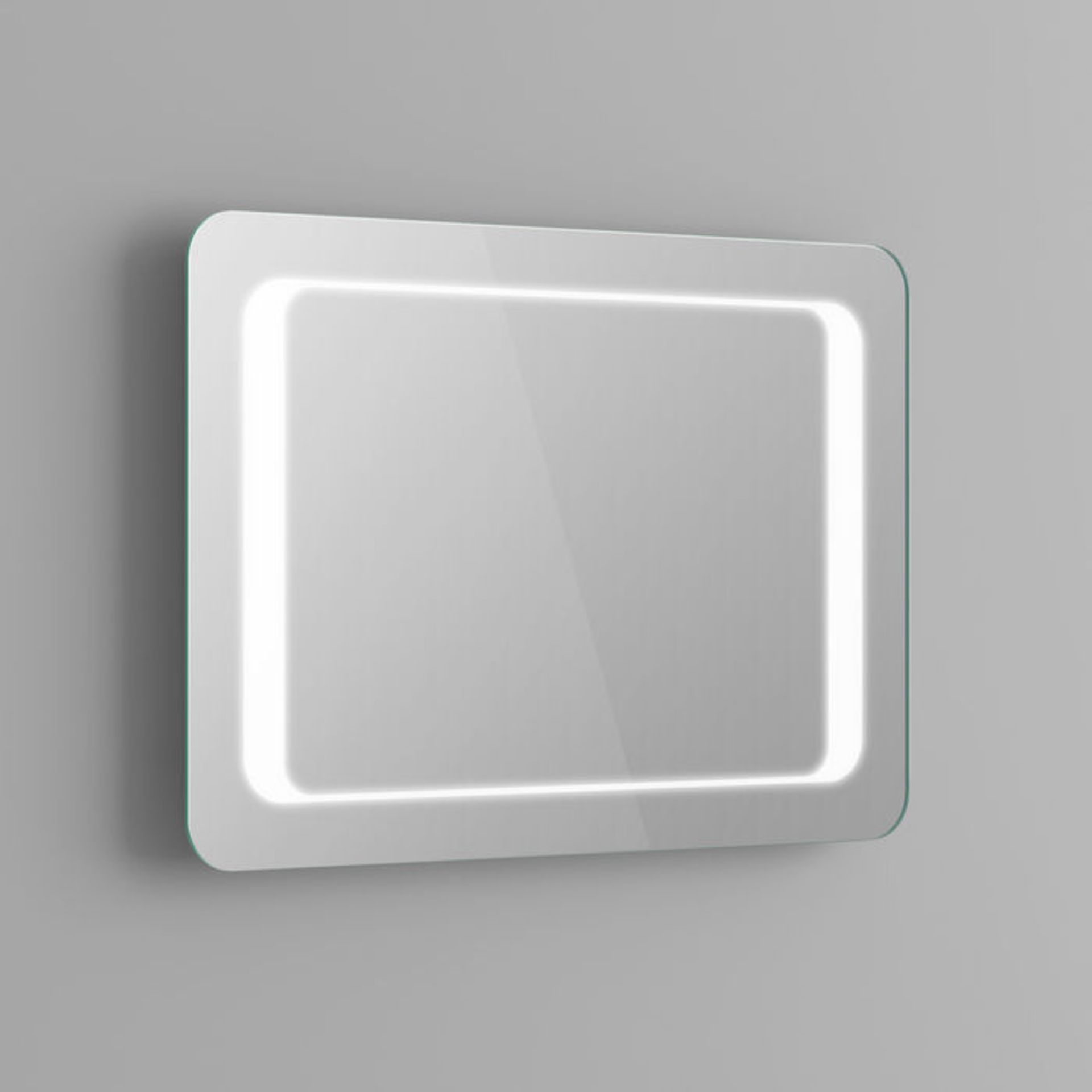 (P140) 700x500mm Quasar Illuminated LED Mirror. RRP £349.99. Energy efficient LED lighting with IP44 - Image 6 of 6