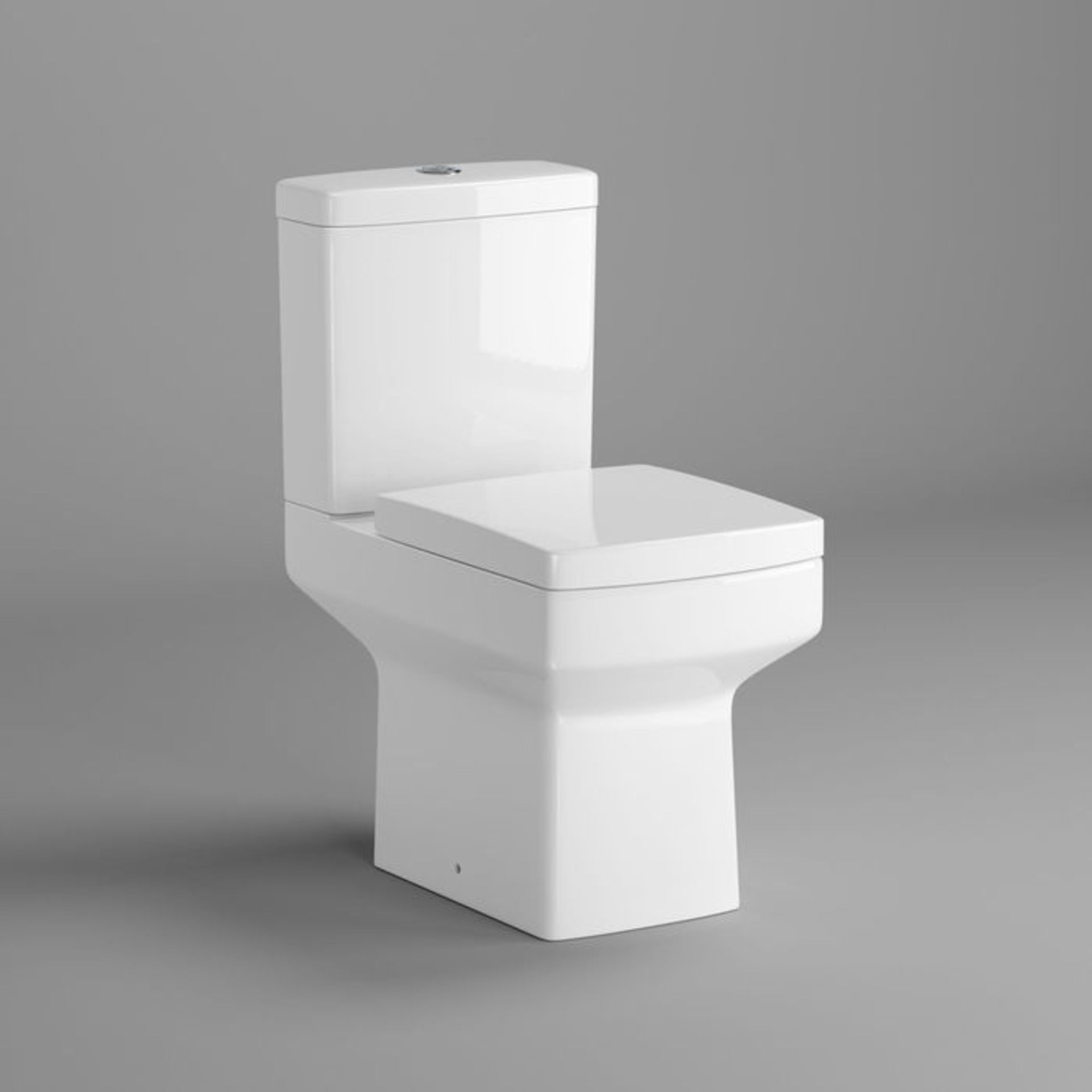 (P17) Belfort Close Coupled Toilet & Cistern inc Soft Close Seat. Made from White Vitreous China and - Image 3 of 4