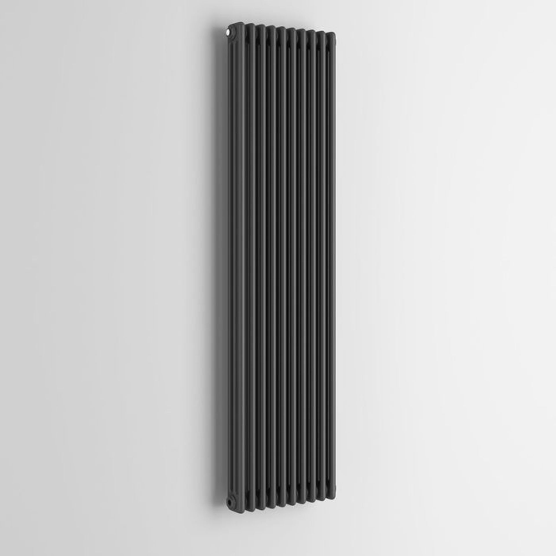 (W214) 1800x468mm Anthracite Triple Panel Vertical Colosseum Traditional Radiator. RRP £599.99. - Image 3 of 3