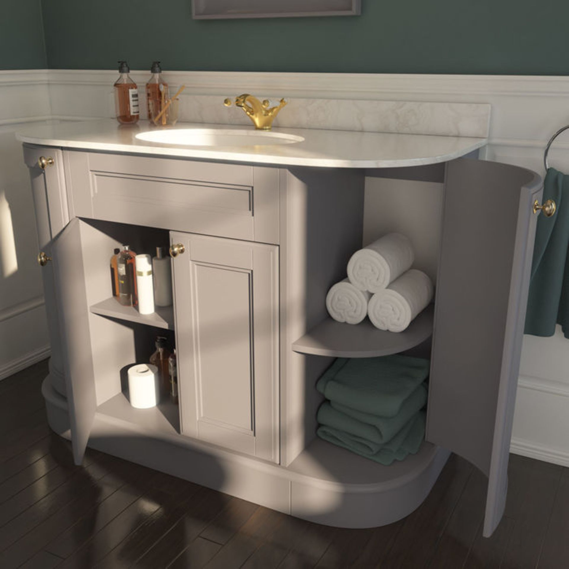 (AL2) York Vanity Unit. RRP £1,499.99. Introducing The Hotel Collection - Classic. Width: 1200 mm - Image 4 of 6