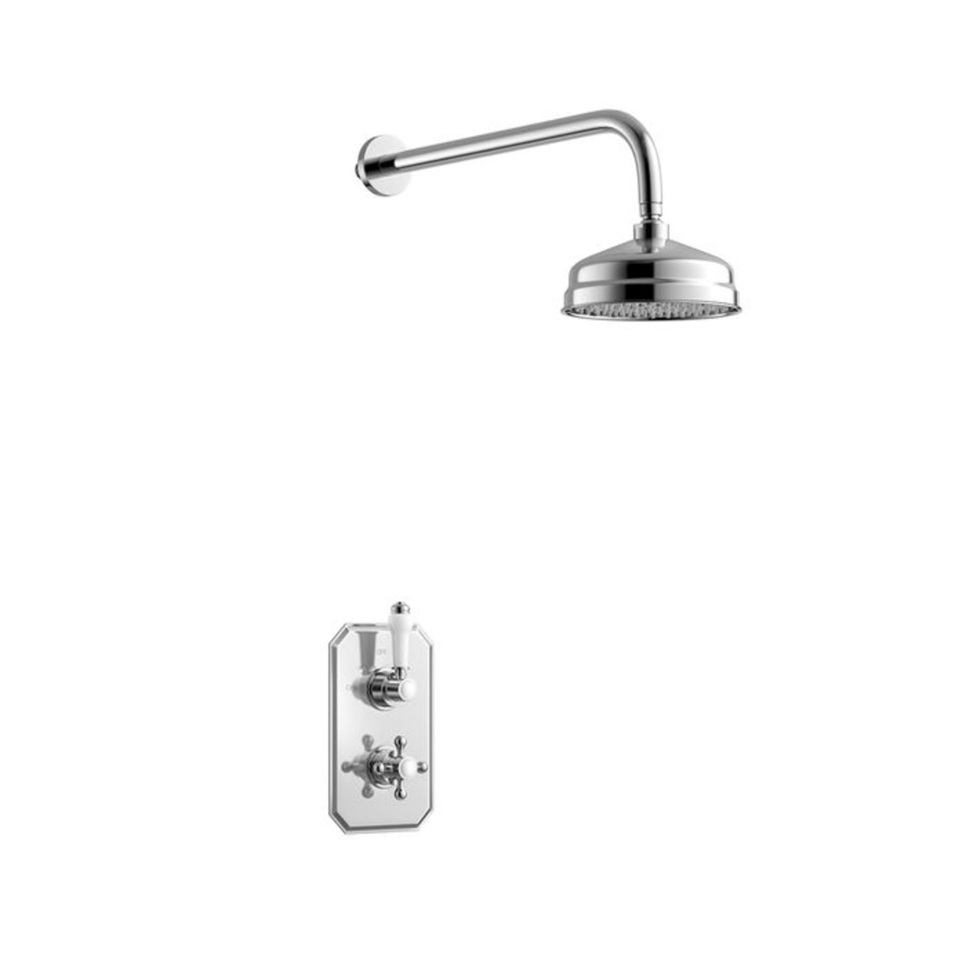 (AL26) Traditional Concealed Thermostatic Shower & Medium Head. Enjoy the minimalistic aesthetic - Image 3 of 3