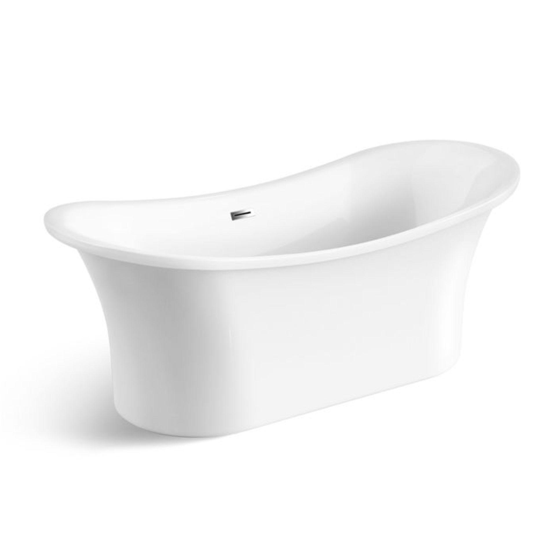 (AL4) 1815mmx800mm Freya Freestanding Bath. Manufactured from High Quality Acrylic, complimented - Image 2 of 3