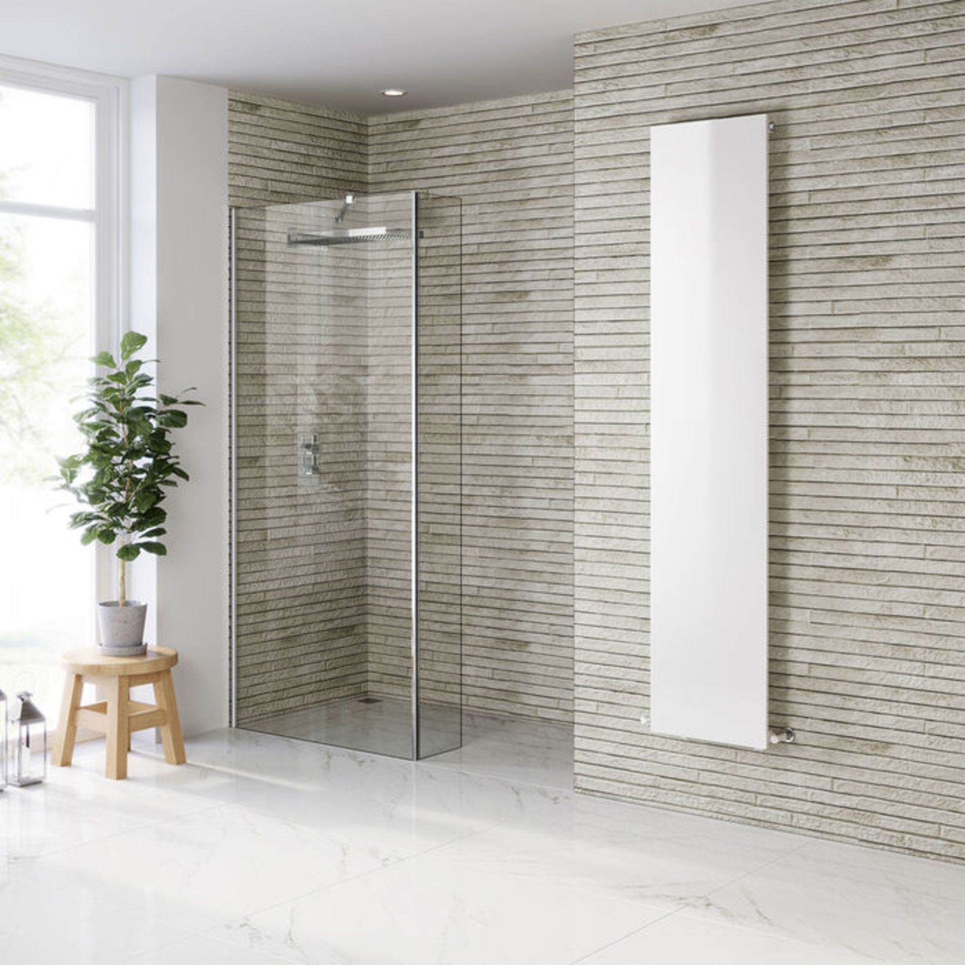 (AL10) 1800x380 Ultra Slim White Radiator. . Made from low carbon steel with a high quality white - Image 3 of 5