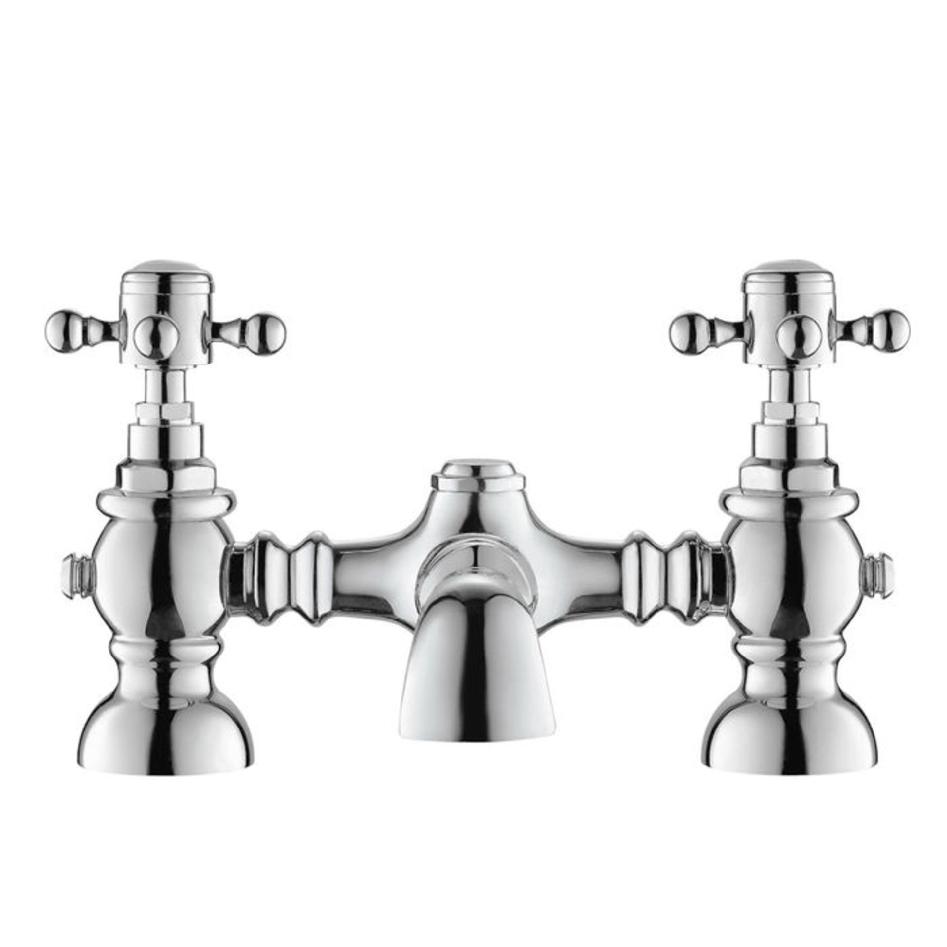(TS75) Cambridge Traditional Bath Mixer Tap Chrome Plated Solid Brass Traditional design Minimum 0.5 - Image 4 of 4