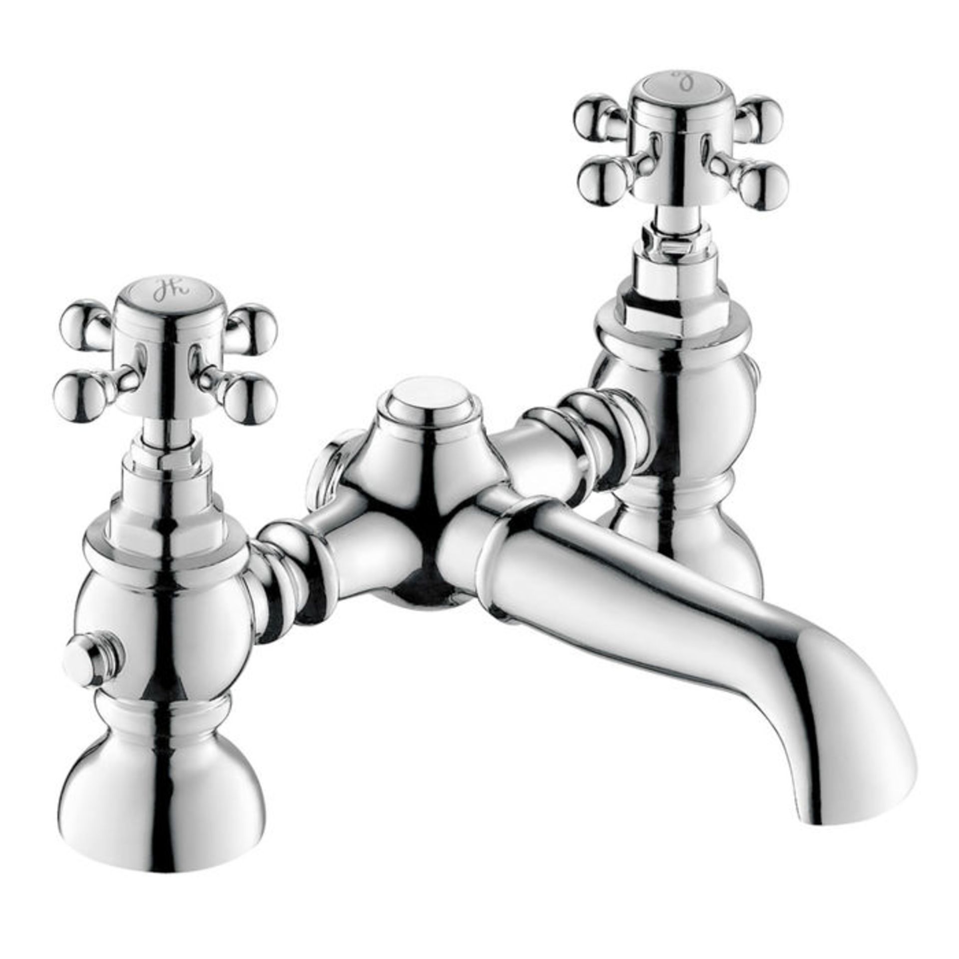 (TS75) Cambridge Traditional Bath Mixer Tap Chrome Plated Solid Brass Traditional design Minimum 0.5 - Image 2 of 4