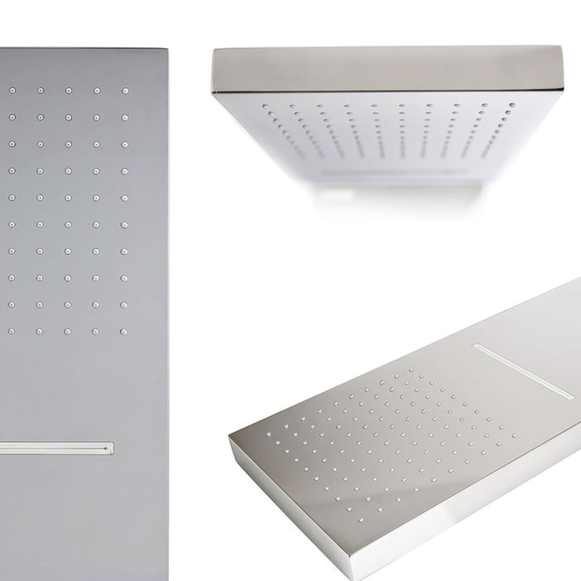 (TA43) Stainless Steel 230x500mm Waterfall Shower Head. RRP £374.99. Dual function waterfall and - Image 6 of 6
