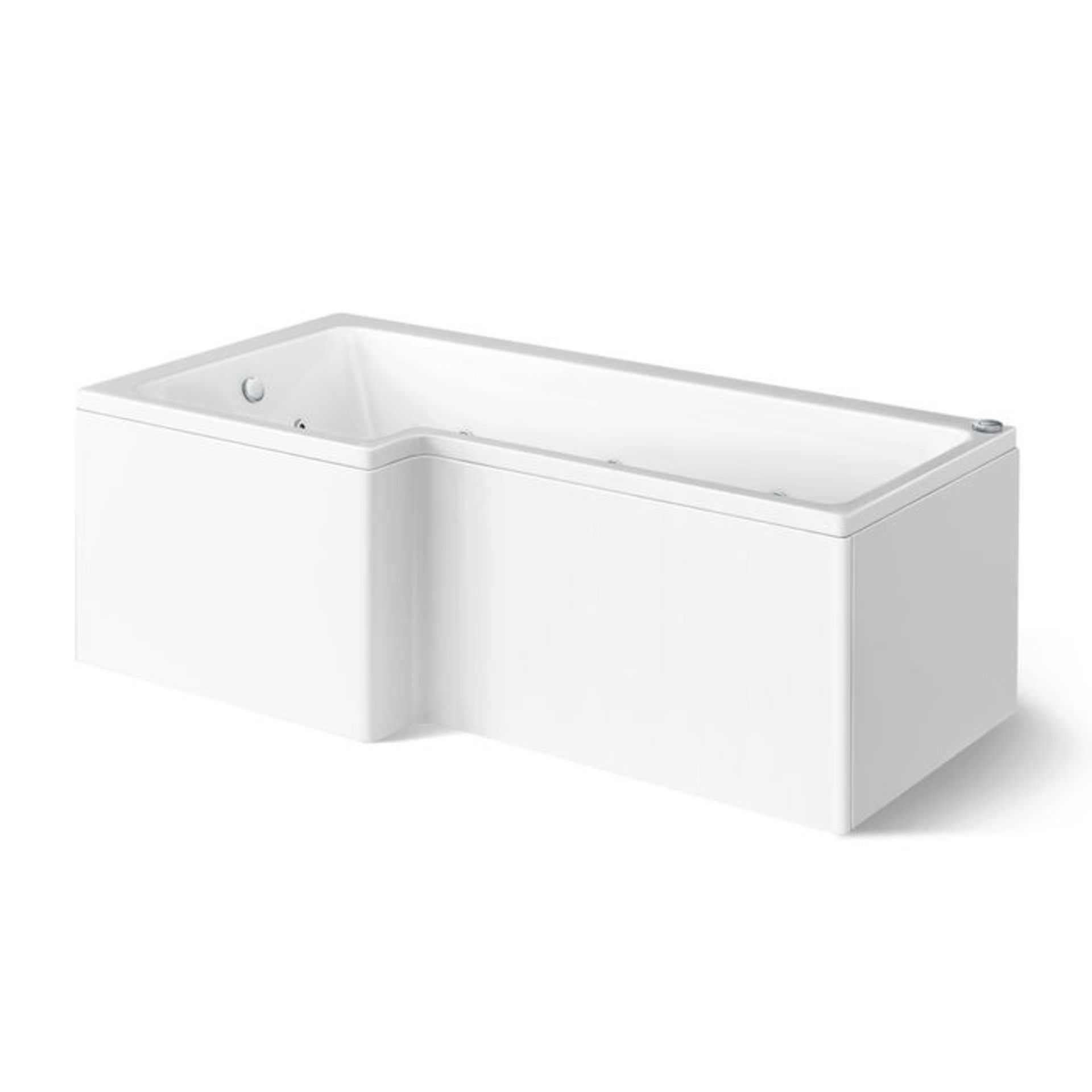 (TA3) 1700x700x510mm Whirlpool Left Hand L Shaped Bath - 14 Jets. Indulge in luxury for a truly - Image 3 of 4
