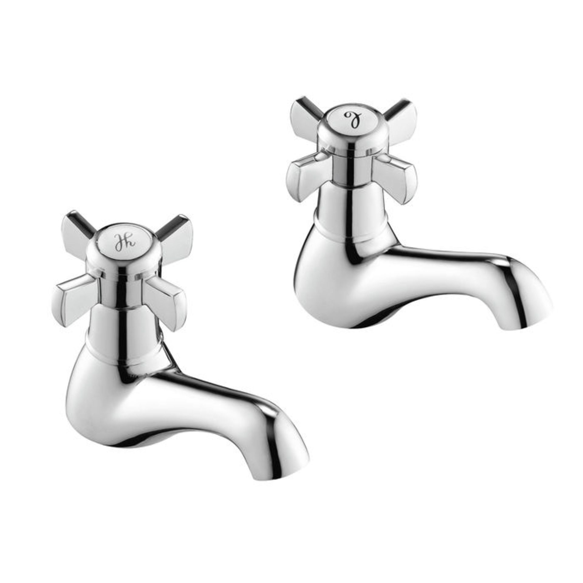 (TA114) Loxley Traditional Hot and Cold Basin Taps Engineered from premium solid brass which is - Image 3 of 3