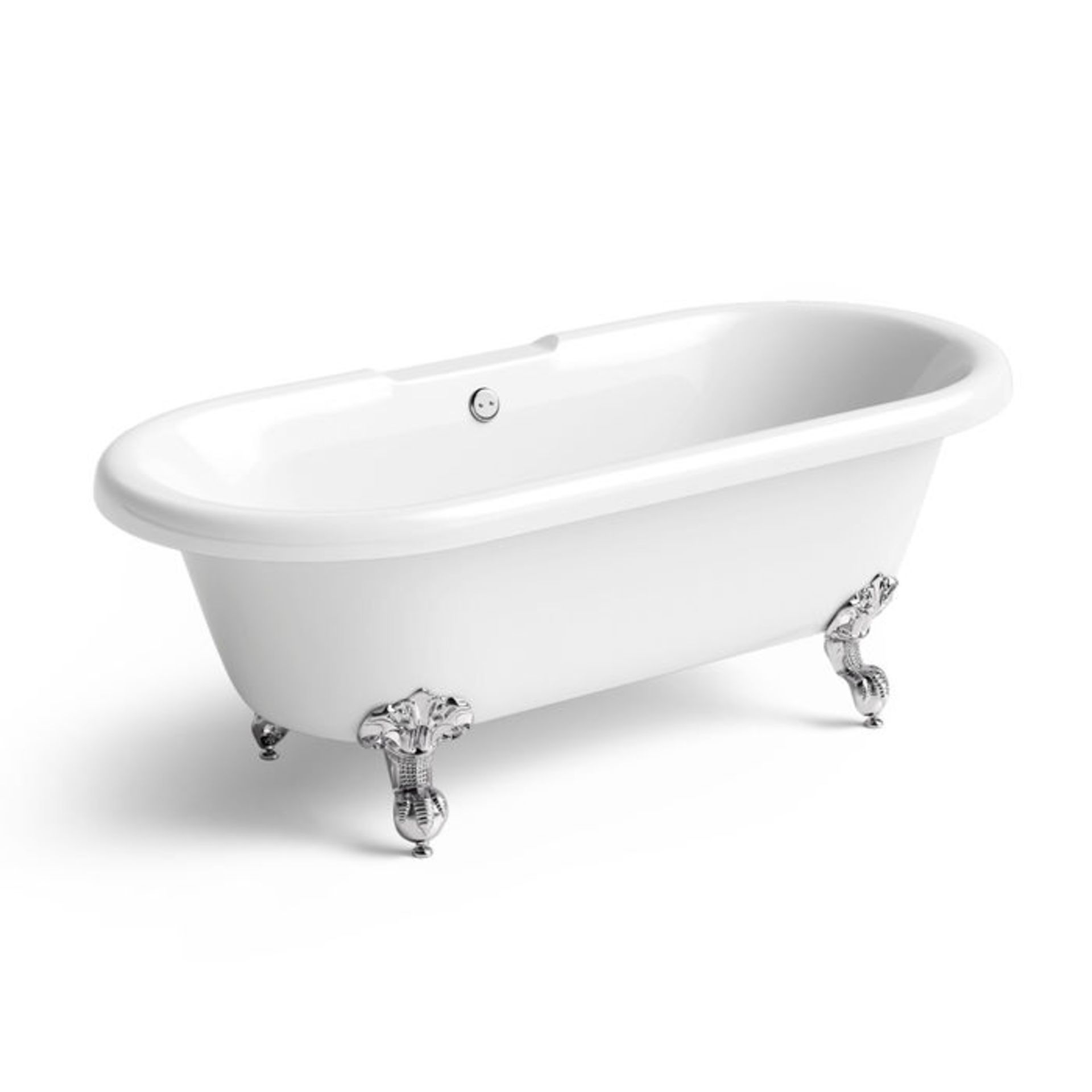(TA29) 1800mm Cambridge Traditional Roll Top Bath - Ball Feet. RRP £799.99. Bath manufactured from - Image 3 of 5