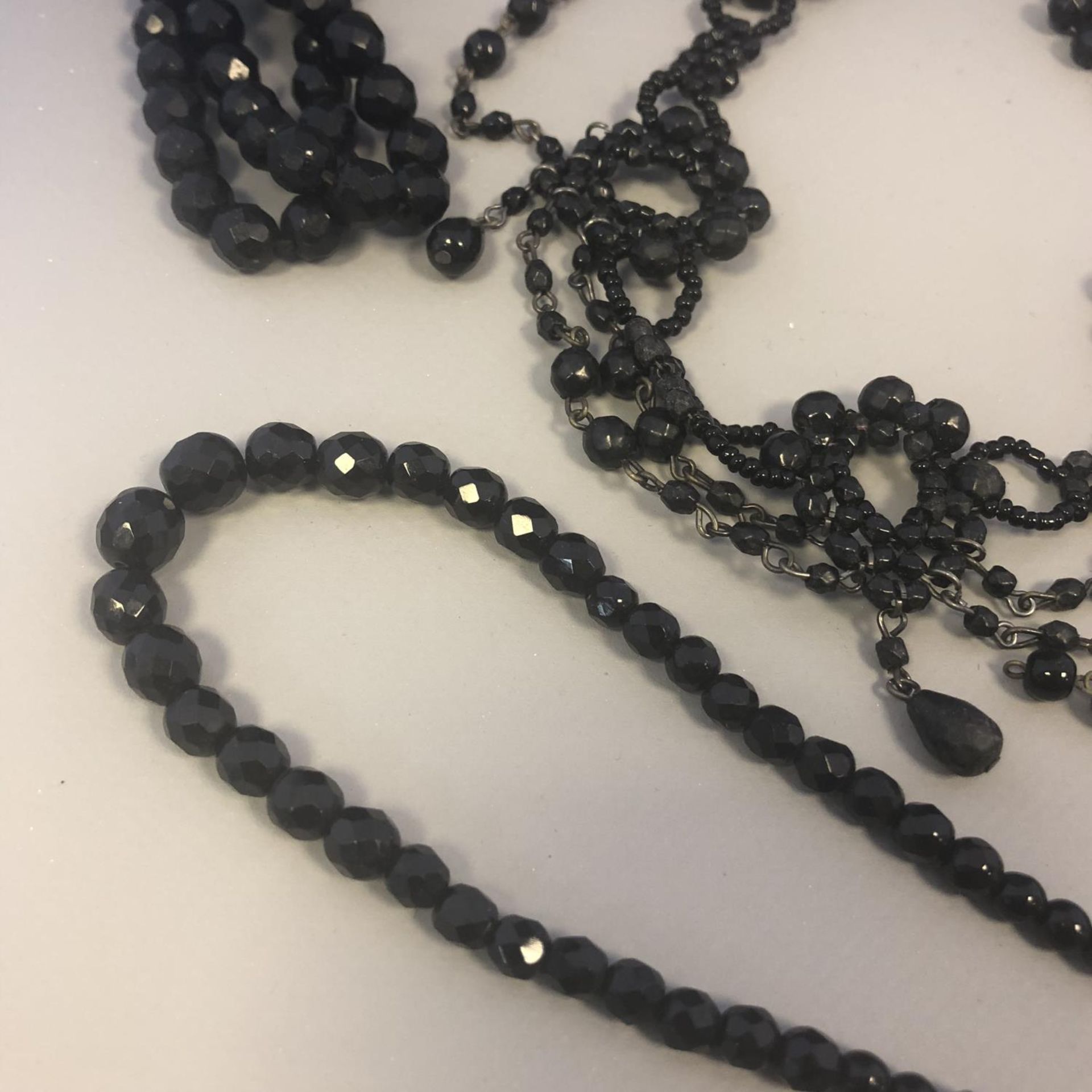 A Collection of Black Necklaces (9) - Image 3 of 7