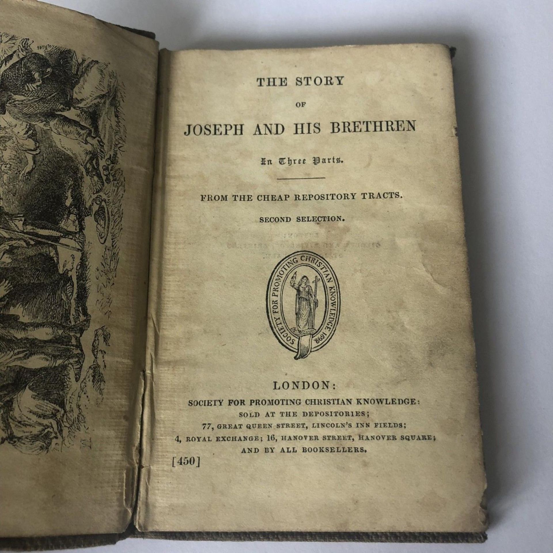 19th Century Book - Cheap Repository Tracts - The Story of Joseph & His Brethren - Image 3 of 9