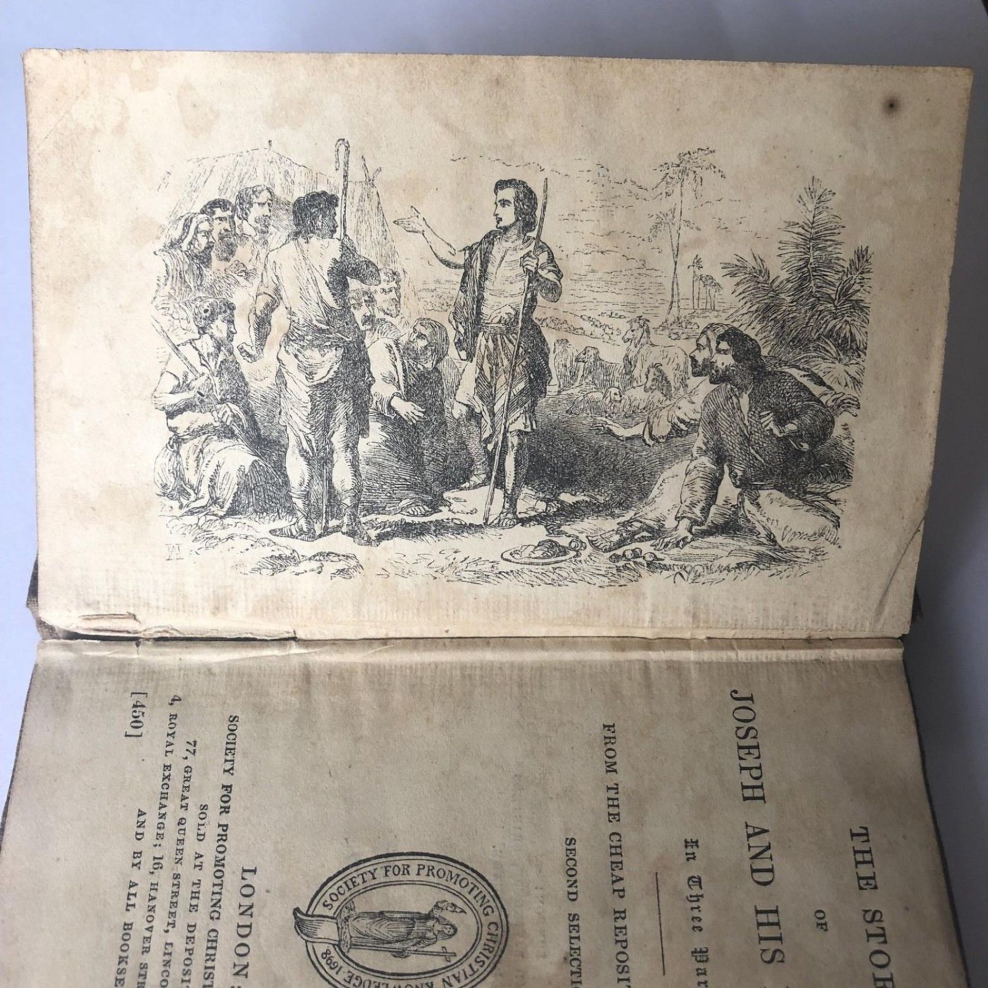 19th Century Book - Cheap Repository Tracts - The Story of Joseph & His Brethren - Image 4 of 9