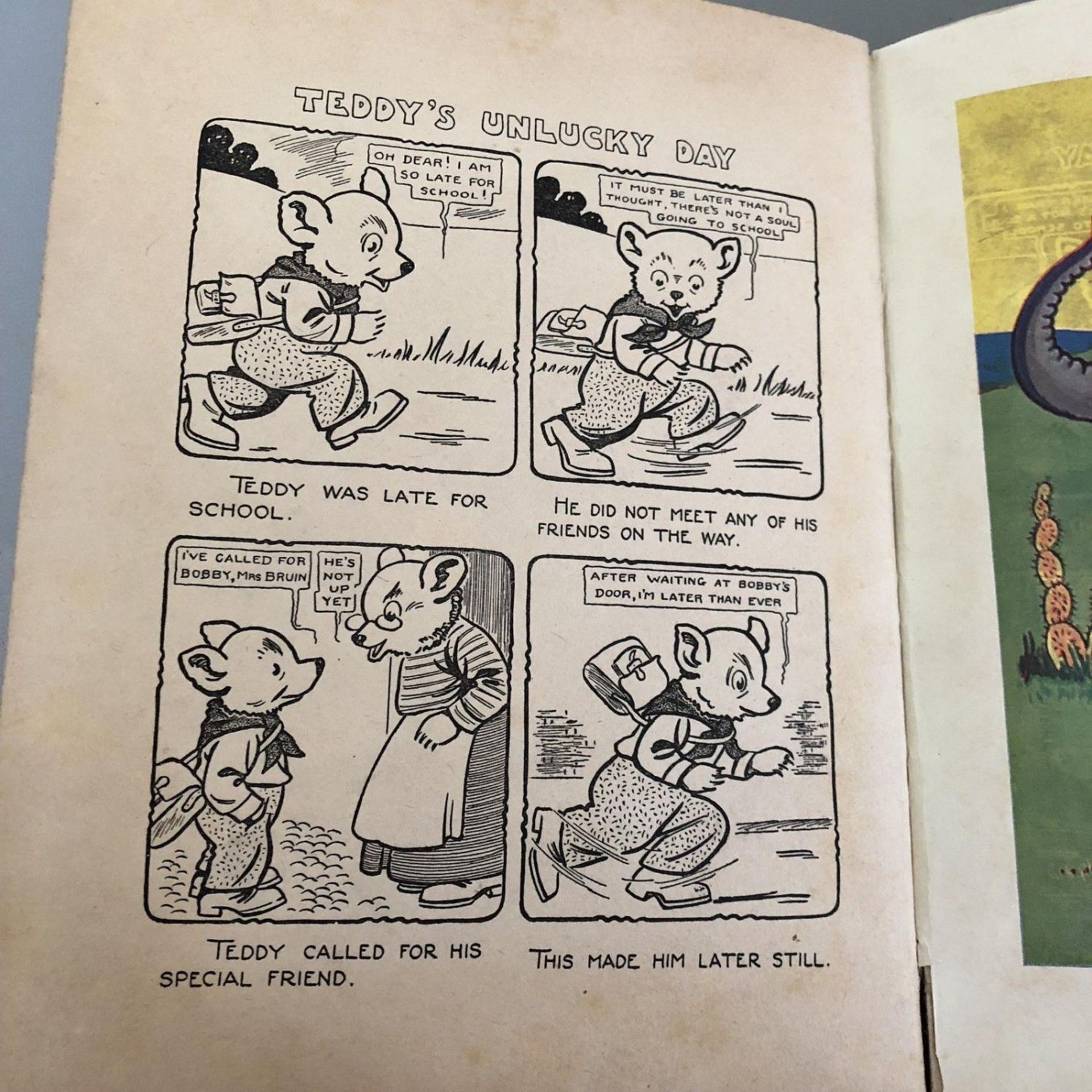 Vintage 1940s Children's Book "Once upon a Time" Stories Pictures Etc - Image 5 of 5
