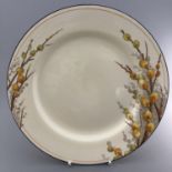 Vintage Art Deco Crown Ducal Plate Pussy Willow 3750