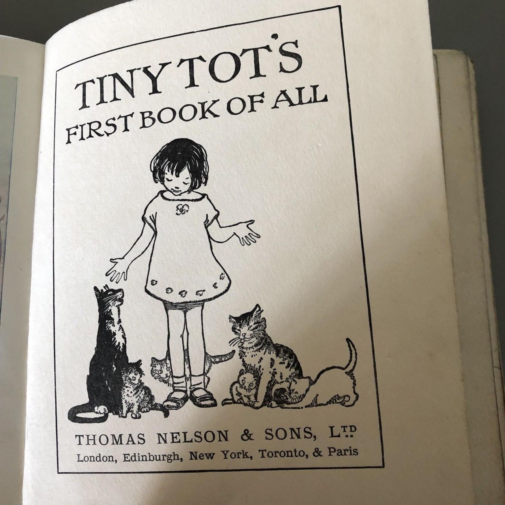 Vintage Children's Book "Tiny Tots First Book of All" c.1930 Alphabet Stories - Image 3 of 7