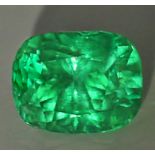 IGI Certified 7.45 ct. Colombian Emerald