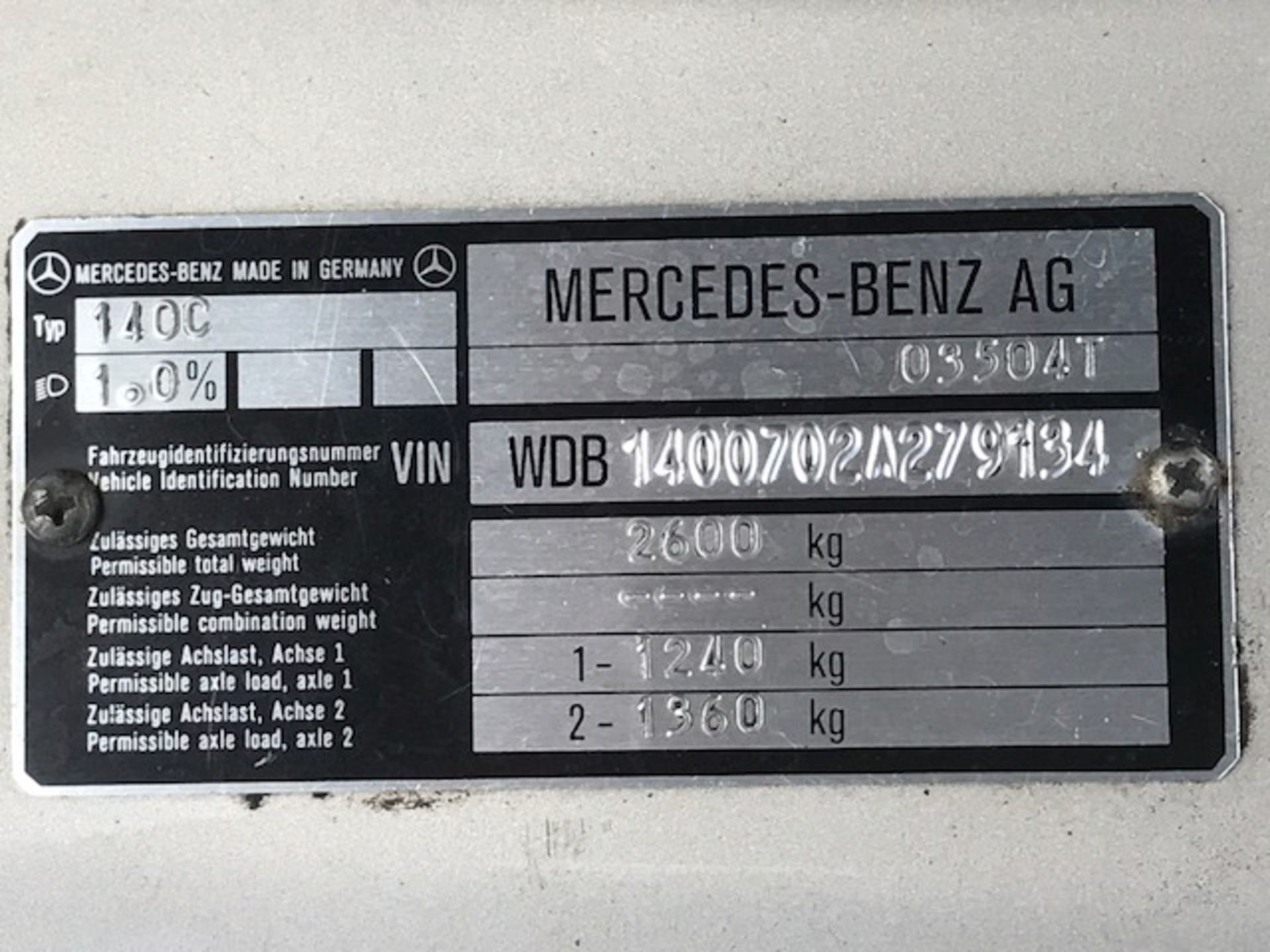 1995 Mercedes 500 Coupe (Auto) - Image 7 of 14