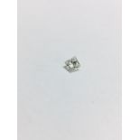 1.02ct Princess cut Diamond,Enhanced stone,H colour i2 clarity,