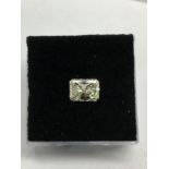 1.02ct Radiant cut Diamond,fancy yellow,si2 clarity,natural diamond undergone clarity enhance,net ,