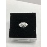 1.07ct Marquis cut diamond,F colour si2 clarity,natural diamond clarity enhanced, 2018,certification