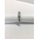 2.50ct diamond five stone ring. 5 x brilliant cut diamonds ( 0.50ct ) I colour and vs clarity. 4