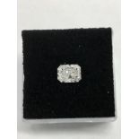 1.01ct Radiant cut diamond,G colour si2 clarity,natural diamond,clarity enhanced,