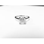 1.35ct diamond Solitaire ring ,1.35ct H colour i2 clarity (enhanced) brilliant cut diamond,