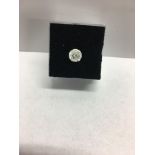 1.07ct Brilliant cut diamond G colour I2 clarity,Clarity enhanced ,