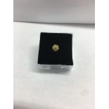 0.52ct fancy colour diamond,fancy yellow,si2 clarity,natural untreated