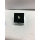 0.78ct fancy colour yellow/brown brilliant cut diamond,si2 clarity excellent proportions,natural