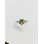 2.10ct Cushion cut diamond,Fancy Brown colour i1 clarity,natural diamond,clarity enhanced,