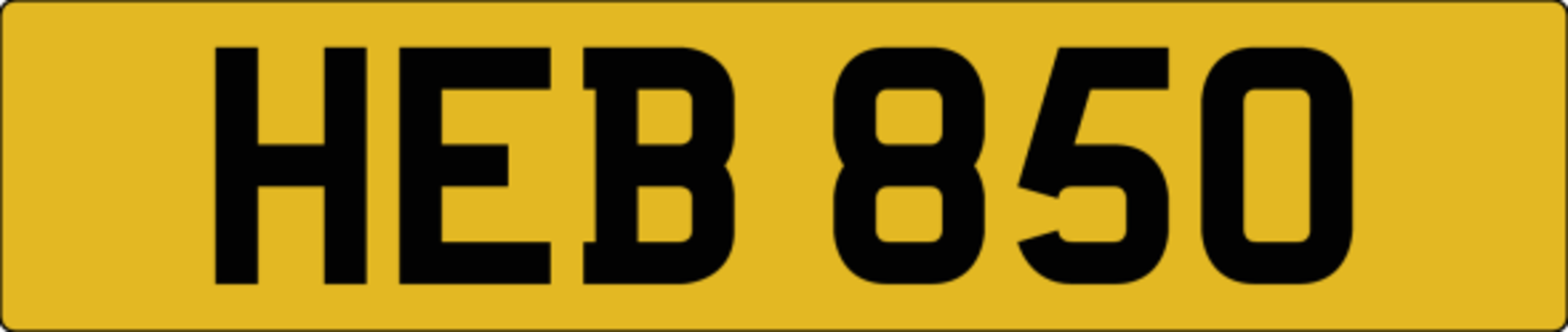 On DVLA retention HEB 850 ready to transfer