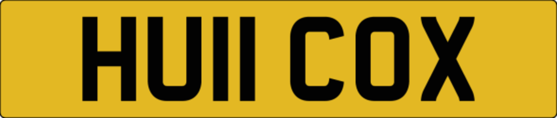 On DVLA retention HU11 COX ready to transfer