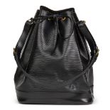 LOUIS VUITTON Black Epi Leather Vintage Noé