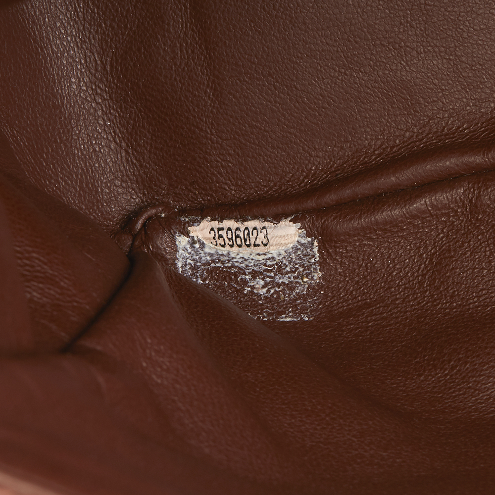 CHANEL Brown Quilted Lambskin Vintage Jumbo XL Soft Flap Bag - Bild 9 aus 11