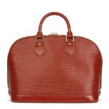 LOUIS VUITTON Kenyan Fawn Epi Leather Vintage Alma PM