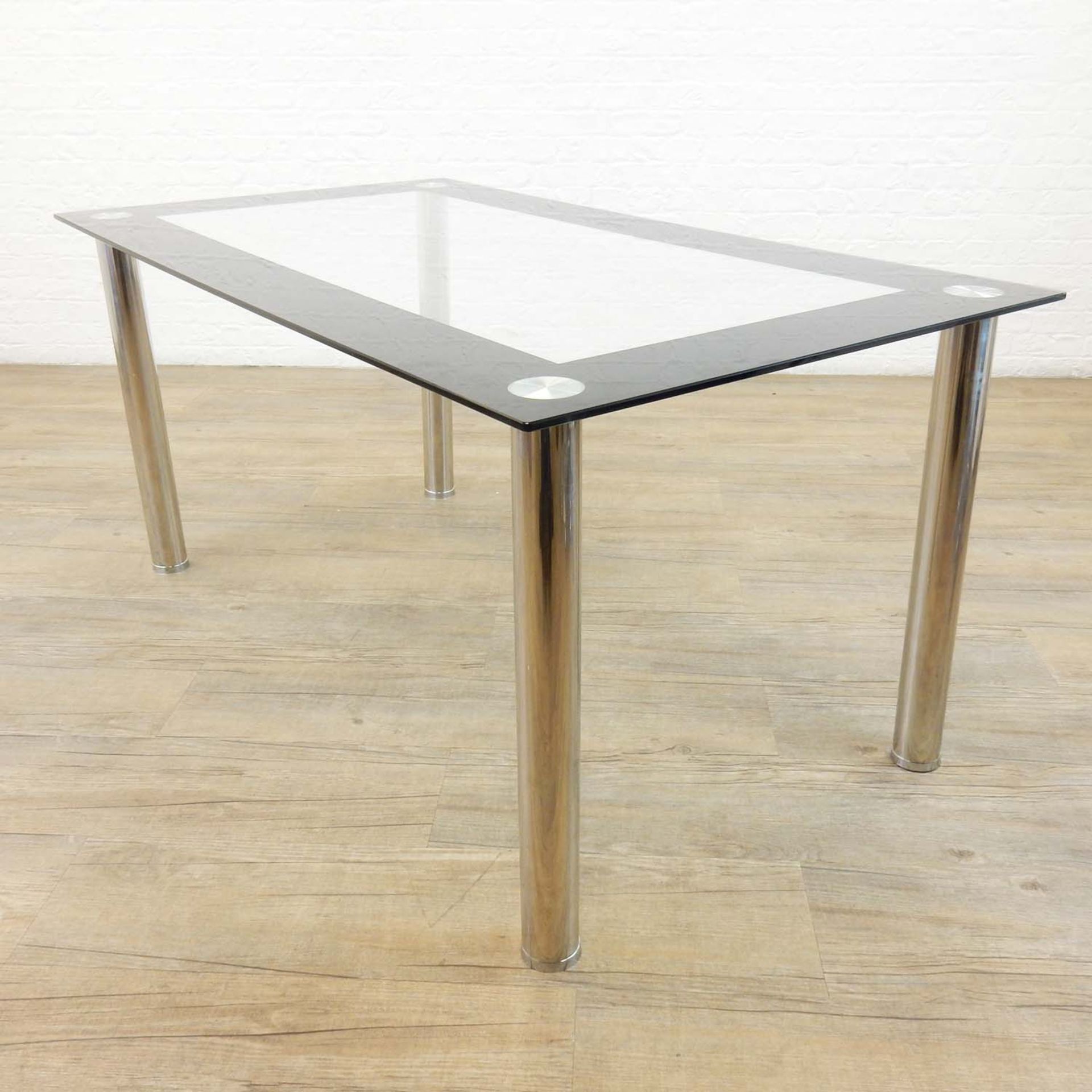 Julian Bowen Glass Meeting Table (1600mm x 900mm)