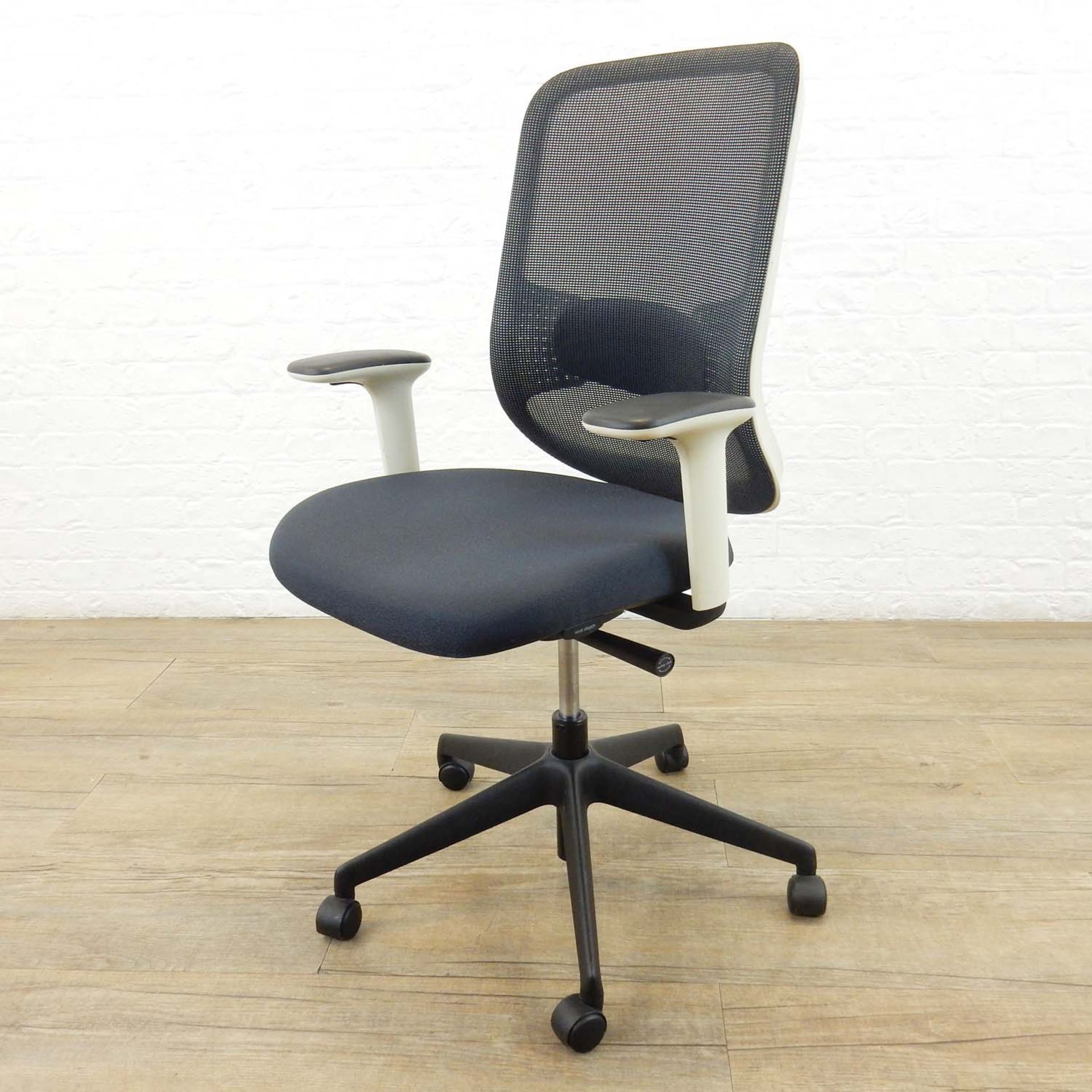 Orangebox Black &amp; White Adjustable Task Chair