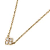 Cartier 18k Yellow Gold Diamond Vintage Inde Mystérieuse Necklace